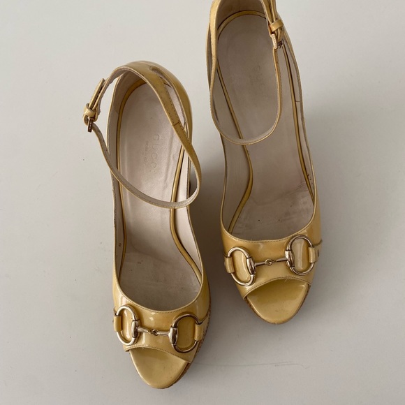 Gucci Patent Wedge Shoe - Picture 6 of 6